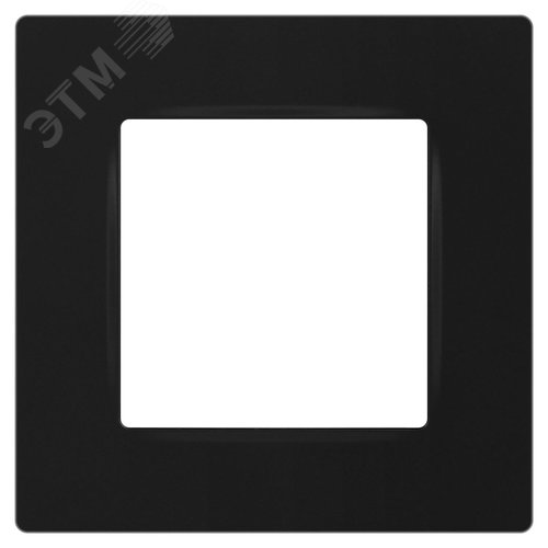 Изображение товара Рамка для розеток и выключателей 1 пост антрацит пластик ЭРА 12 12-5201-05 (шт)