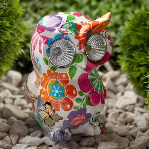 Светильник садовый Птица на солнечной батарее, полистоун, 15 см ERAFYS01-04 - фото 4