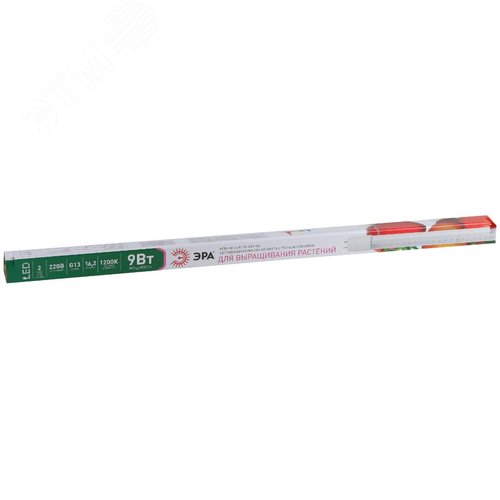 Лампа светодиодная полноспектральная Т8 с красными и белыми светодиодами для профессионального выращивания растений FITO-9W-Ra90-Т8-G13-NL - фото 13