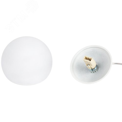 Светильник подвесной (подвес) потолочный шар белый) ADELAIDA PL35 WH G9 - фото 8