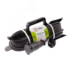 Изображение товара Удлинитель силовой UFx-1e-3x2,5-30m-IP44KG на рамке с заземлением 1 розетка 30 м КГ 3х2,5мм2 (шт)