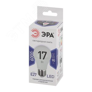 Лампа светодиодная LED 17 Вт 1360Лм 6000К груша холодный E27 170-265В LED A60-17W-860-E27 Standart - фото 2