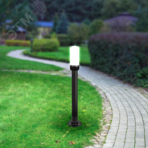 Светильник садово-парковый НТУ 01-60-012 Поллар напольный черный IP54 Е27 max60Вт h840мм - фото 10