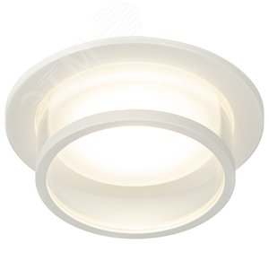 Светильник встраиваемый декоративный DK99 WH MR16 GU5.3 белый - фото 1