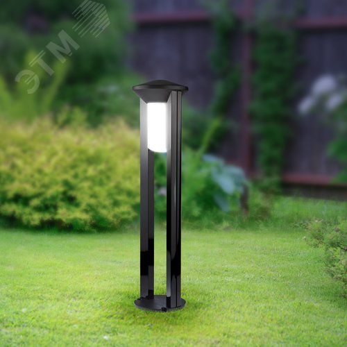 Светильник садово-парковый ФТУ 01-20-004 Арка напольный черный IP54 Е27 max20Вт h800мм - фото 7