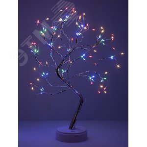 Светодиодная новогодняя фигура Дерево c самоцветами 36 microLED, 3АА, IP20 ЕGNID - 36MC