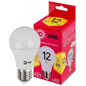 Лампа светодиодная 12Вт груша теплый RED LINE LED A60-12W-827-E27 R Е27 / E27