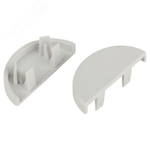 Изображение товара Заглушка EC-KK-30-13-FW для полукруглого кабель-канала белая 30х13мм 2шт/комплект (шт)