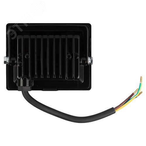 Прожектор светодиодный ДО-20 Вт 6500К 1600 Лм IP65 встроенное фотореле 200-240В черный корпус 20w холодный LPR-042-3-65K-020 - фото 4