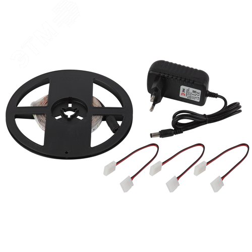 Комплект светодиодной ленты 4,8Вт/м 12В 6500К IP20 60LED/м 2835kit-4,8-60-12-IP20-6500-5m - фото 3