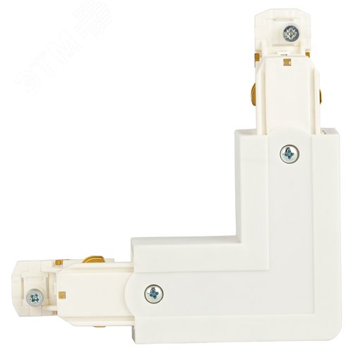 Коннектор для трехфазного шинопровода STR-30-W-CN-LE типа LE угловой наружный белый - фото 3