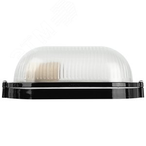 Светильник НБП 04-60-001 Акватермо алюминий/стекло IP54 E27 max 60 Вт 212х105 овал черный - фото 3