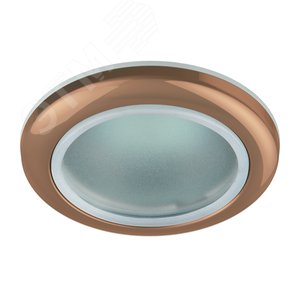 Светильник встраиваемый WR1 SC влагозащищенный MR16 12V/220V 50W медь (100/2400) - фото 1