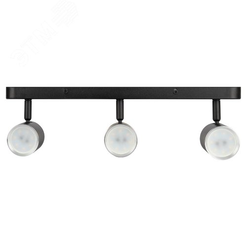 Светильник настенно-потолочный спот OL35-3 BK MR16 GU10 IP20 черный хром - фото 7