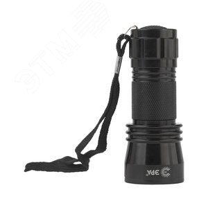 Фонарик карманный на батарейках 3хAAA, ударопрочный металлический корпус, текстурированная ручка, ремешок на руку, 21 LED MB-502 Гриндер - фото 4