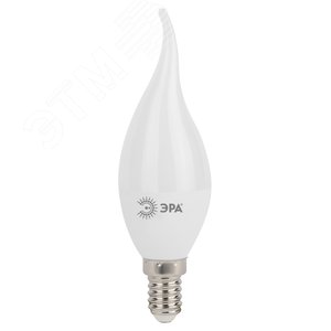 Лампа светодиодная LED BXS-11W-840-E14 (диод, свеча на ветру, 11Вт, нейтр, E14 (10/100/2800) Б0032993 ЭРА - 3