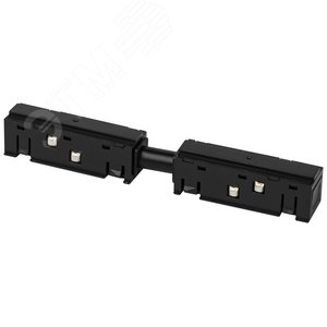 Коннектор питания прямой для магнитной трековой системы NOVA 48V TRM20-PCL-B черный - фото 1