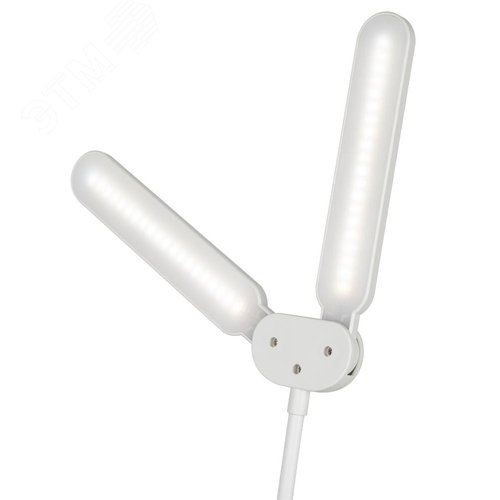 Светильник настольный NLED-512-6W-W светодиодный аккумуляторный на прищепке белый - фото 6