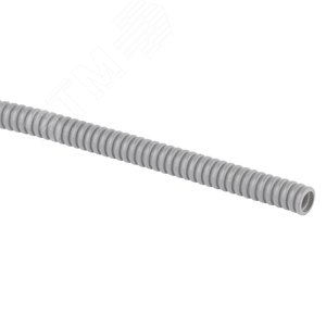 Труба гофрированная ПВХ (серый) d 25мм с зонд. легкая 100м (10)