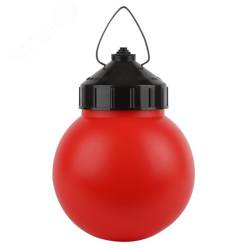 Светильник НСП 01-60-003 подвесной Гранат полиэтилен IP44 E27 max 60 Вт шар красный - фото 2
