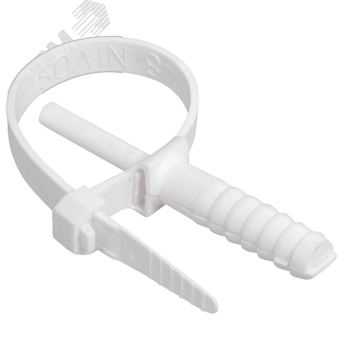 Изображение товара Хомут дюбельный 7х150 мм белый (10 штук) NO-225-227 (упак)