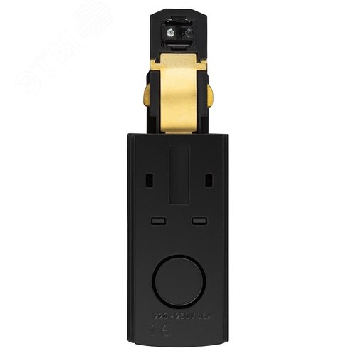 Коннектор для трехфазного шинопровода STR-30-B-CN-PL типа PL кабельный ввод левый черный - фото 3