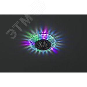 Светильник точечный DK LD4 SL/RGB декор cо светодиодной подсветкой (мультиколор), прозрачный Б0019207 ЭРА - 2