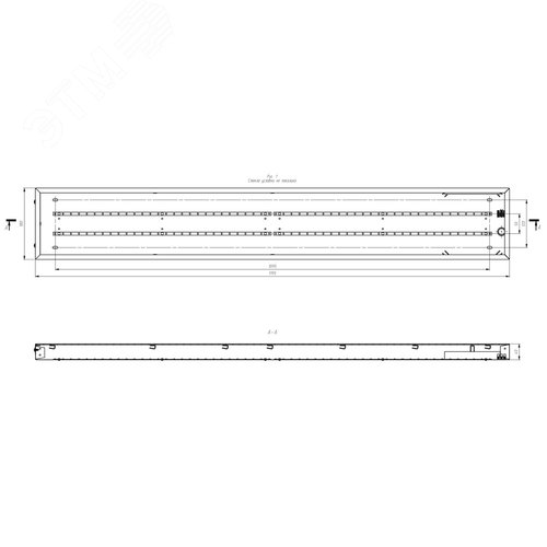 Светильник светодиодный SPO-920-9-65K-038 38Вт 6500К 3990Лм 1195х180х40 матовый с равномерной засветкой - фото 7