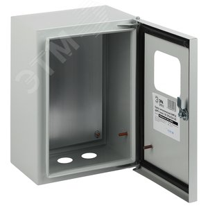 Изображение товара Корпус металлический ЩМПг-00 с окном (290х220х175) IP54 У2 серый SIMPLE (шт)