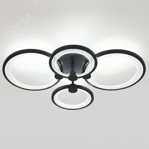 Светильник светодиодный потолочный ДПБ-78Вт 3844Лм Модерн с ДУ Odry CLL-1-78-RC BK - фото 6