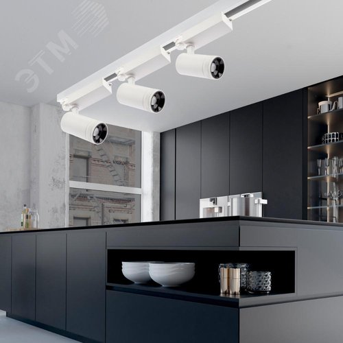 Светильник трековый трёхфазный STR-30-99-40K-W20 регулируемый луч 4000K белый - фото 8