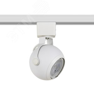 Светильник трековый однофазный TR35-GU10 WH MR16 белый под лампу - фото 1