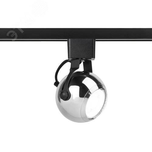 Светильник трековый однофазный TR35-GU10 CH MR16 хром под лампу - фото 3