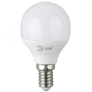 Лампа светодиодная LED P45-8W-865-E14 R (диод, шар, 8Вт, хол, E14) (10/100/3600) Б0045358 ЭРА - 4