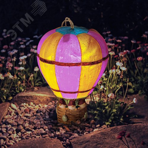 Светильник уличный ERASF22-14 на солнечных батареях садовый Воздушный шар - фото 4