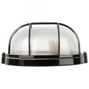 Светильник НБП 03-60-002 Акватермо алюминий/стекло решетка IP54 E27 max 60Вт D176 круг черный - фото 3