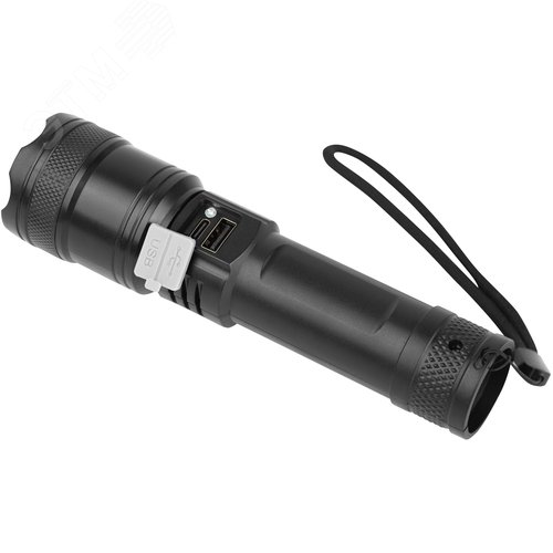 Фонарь светодиодный Трофи UA-103 аккумуляторный 7 Вт оптический Zoom 3 режима powerbank - фото 5