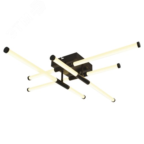 Светильник светодиодный потолочный ДПБ-72Вт 3000К/6000К Модерн Fliss CLL 1 72W RC BK с ду - фото 1