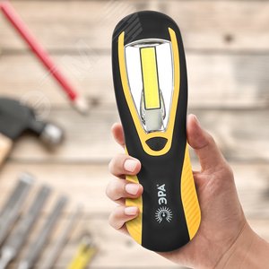 Фонарик подвесной в палатку на батарейках 3хАА, ударопрочный, магнитный, покрытие soft touch RB-701 Практик - фото 4