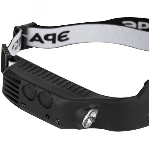 Фонарь налобный светодиодный GA-808 Кибер-3       ккумуляторный 5 Вт COB + 3 Вт LED сенсорное управление 5 режимов - фото 8