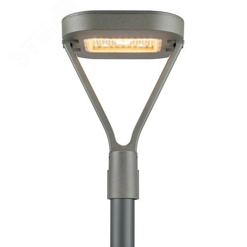 Светильник светодиодный садово-парковый ДСП 50Вт 3000K 6000Лм IP65 КСС Д серый SPP-505-0-30K-050 - фото 9