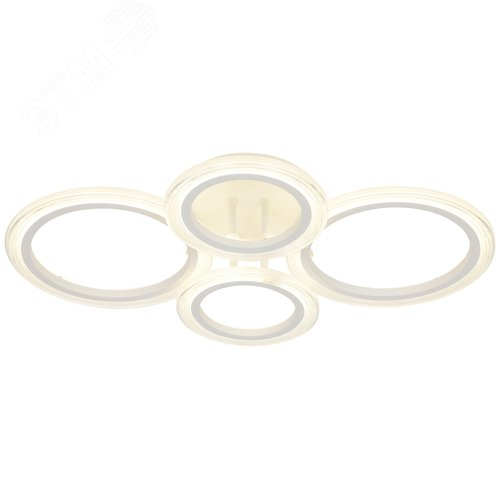 Светильник светодиодный потолочный ДПБ-59Вт 3285Лм Модерн Ring CLL-1-59-RC WH - фото 2