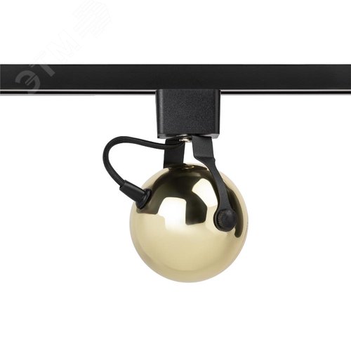 Светильник трековый однофазный TR35-GU10 GD MR16 золото под лампу - фото 4