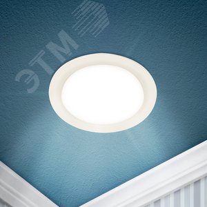 Светильник светодиодный встраиваемый LED 17-9-3K круглый 9Вт 3000К - фото 1