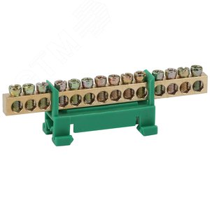 Изображение товара Шина PE Земля в изоляторе типа стойка ШНИ 6х9-14-Д-Зеленый (шт)