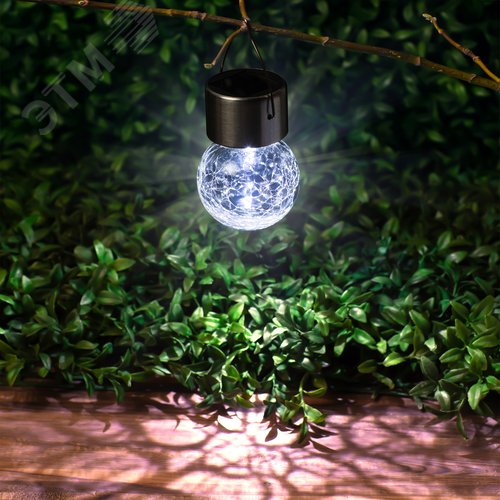 Светильник уличный ERASF22-32 подвесной Лампочка на солнечной батарее - фото 8