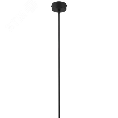 Светильник подвесной (подвес) PL 17 BK MR16/GU10, черный, потолочный, цилиндр - фото 4