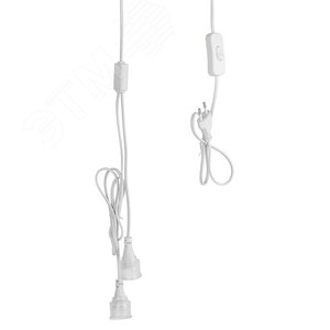 Патрон FITO-Holder G13 IP65 mini для ламп FITO до 600 мм 2хG13 с выключателем, вилкой 1.5 м - фото 1