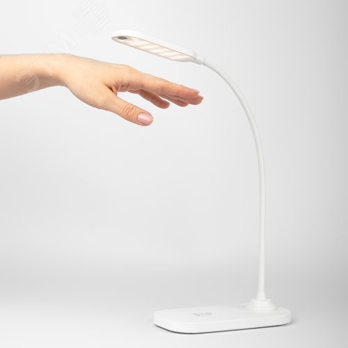 Светильник настольный светодиодный аккумуляторный 6Вт белый NLED-524-6W-W - фото 12