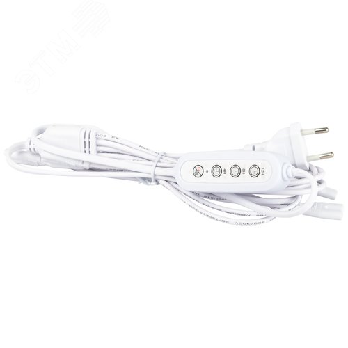 Разветвитель сетевой для линейных светильников ДБО на 4 точки с таймером 4, 8, 12H 4х IEC C7 2pin 2m+timer - фото 2